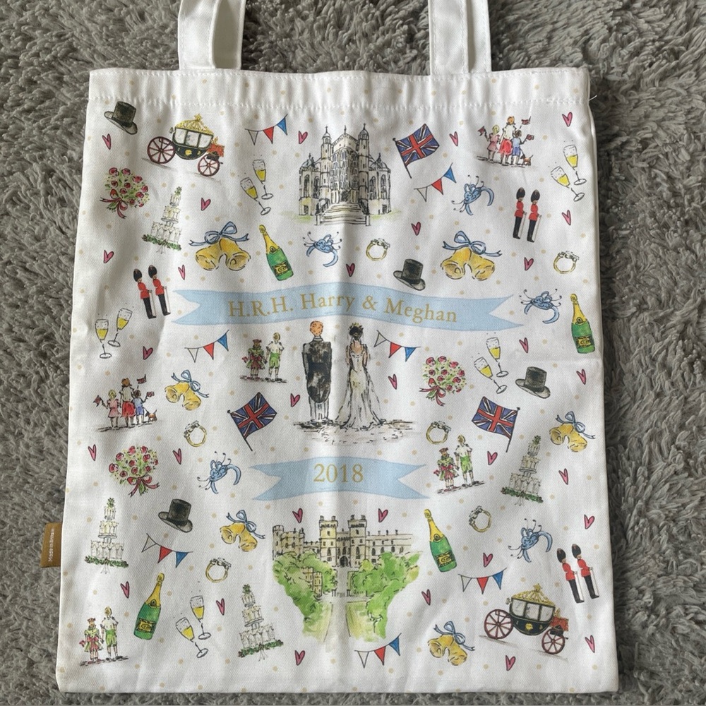 HRH Prince Harry Meghan Markle Royal Wedding LONDON UK-Made Bag Windsor Castle